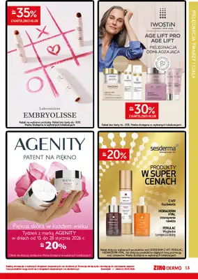 Ziko Dermo - gazetka promocyjna Pielęgnacja skóry zimą od czwartku 15.01 do środy 28.01 - strona 13