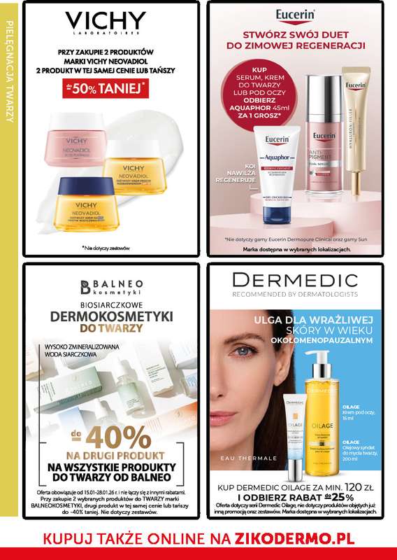 Ziko Dermo - gazetka promocyjna Pielęgnacja skóry zimą od czwartku 15.01 do środy 28.01 - strona 12