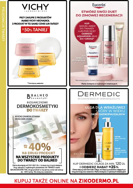 Ziko Dermo - gazetka promocyjna Pielęgnacja skóry zimą od czwartku 15.01 do środy 28.01 - strona 12