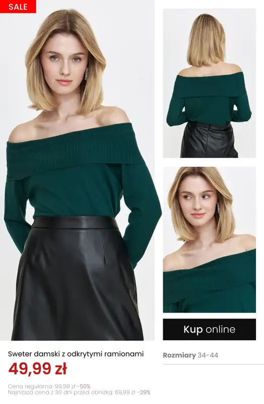 Top Secret - gazetka promocyjna Swetry już od 49,99 zł od poniedziałku 12.01 do środy 21.01 - strona 4