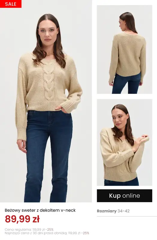 Top Secret - gazetka promocyjna Swetry już od 49,99 zł od poniedziałku 12.01 do środy 21.01 - strona 14