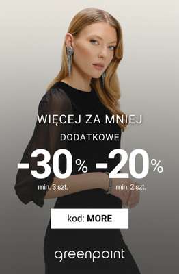 Greenpoint - gazetka promocyjna -30% na WSZYSTKO przy zakupie min. 3 sztuk od poniedziałku 12.01 