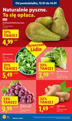 Lidl - gazetka promocyjna Oferta od poniedziałku od poniedziałku 12.01 do środy 14.01 - strona 18