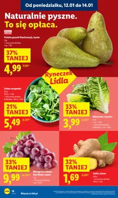 Lidl - gazetka promocyjna Oferta od poniedziałku od poniedziałku 12.01 do środy 14.01 - strona 18