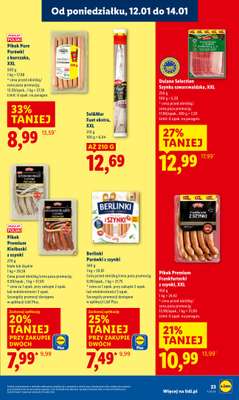 Lidl - gazetka promocyjna Oferta od poniedziałku od poniedziałku 12.01 do środy 14.01 - strona 23