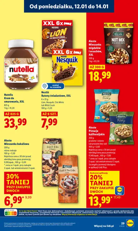 Lidl - gazetka promocyjna Oferta od poniedziałku od poniedziałku 12.01 do środy 14.01 - strona 29