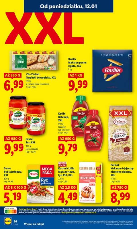 Lidl - gazetka promocyjna Oferta od poniedziałku od poniedziałku 12.01 do środy 14.01 - strona 26