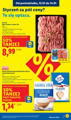 Lidl - gazetka promocyjna Oferta od poniedziałku od poniedziałku 12.01 do środy 14.01 - strona 3