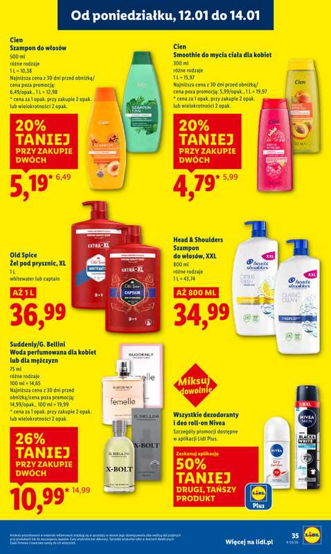 Lidl - gazetka promocyjna Oferta od poniedziałku od poniedziałku 12.01 do środy 14.01 - strona 35