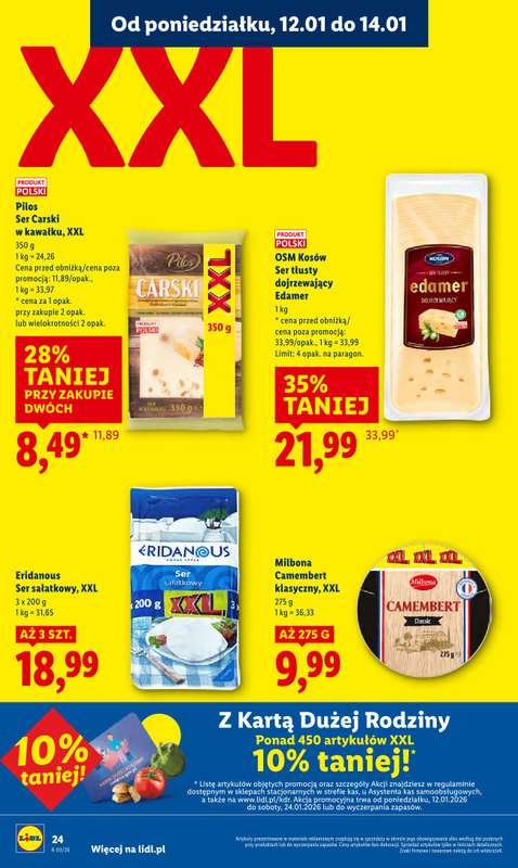 Lidl - gazetka promocyjna Oferta od poniedziałku od poniedziałku 12.01 do środy 14.01 - strona 24