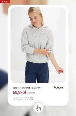 bonprix - gazetka promocyjna 15% rabatu + darmowa dostawa z KODEM! od poniedziałku 12.01 do środy 14.01 - strona 11