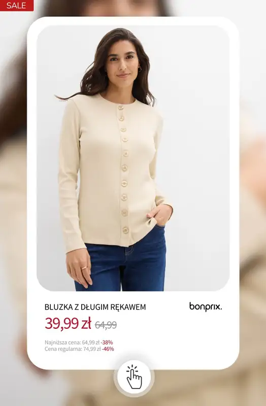 bonprix - gazetka promocyjna 15% rabatu + darmowa dostawa z KODEM! od poniedziałku 12.01 do środy 14.01 - strona 5