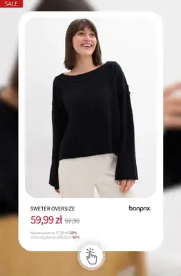 bonprix - gazetka promocyjna 15% rabatu + darmowa dostawa z KODEM! od poniedziałku 12.01 do środy 14.01 - strona 6