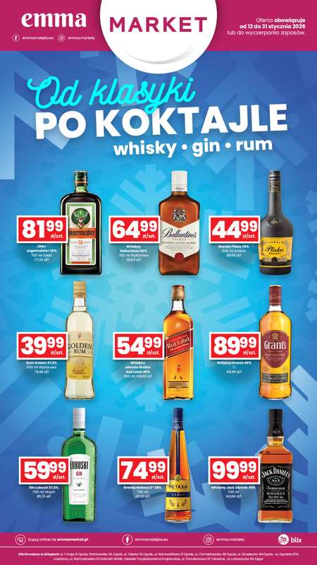 emma MARKET - gazetka promocyjna Ulotka alkoholowa od poniedziałku 12.01 do soboty 31.01 - strona 3