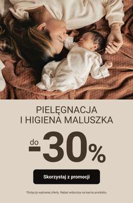 Smyk - gazetka promocyjna Do -30% pielęgnacja i higiena Maluszka od poniedziałku 12.01 do poniedziałku 26.01