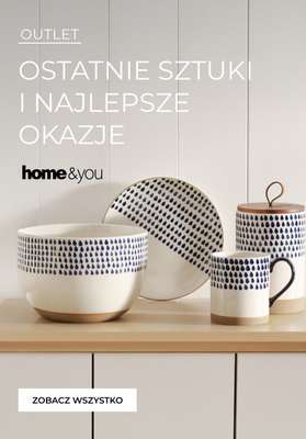 home&you - gazetka promocyjna Ostatnie sztuki i najlepsze okazje - OUTLET od poniedziałku 12.01 do niedzieli 18.01