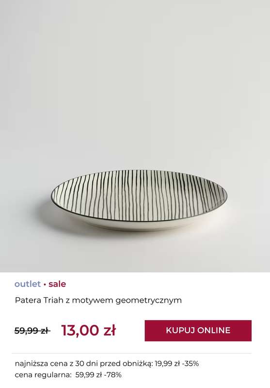 home&you - gazetka promocyjna Ostatnie sztuki i najlepsze okazje - OUTLET od poniedziałku 12.01 do niedzieli 18.01 - strona 6