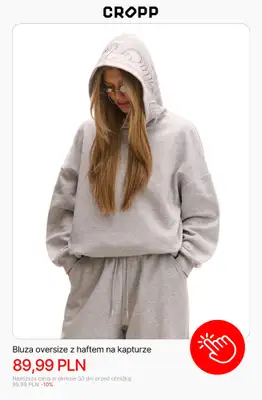 Cropp - gazetka promocyjna HITY wyprzedaży dla niej! od poniedziałku 12.01  - strona 5