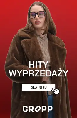 Cropp - gazetka promocyjna HITY wyprzedaży dla niej! od poniedziałku 12.01 
