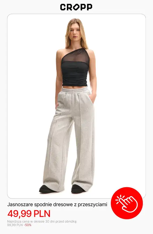 Cropp - gazetka promocyjna HITY wyprzedaży dla niej! od poniedziałku 12.01  - strona 2