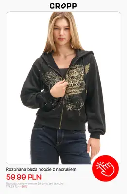 Cropp - gazetka promocyjna HITY wyprzedaży dla niej! od poniedziałku 12.01  - strona 8