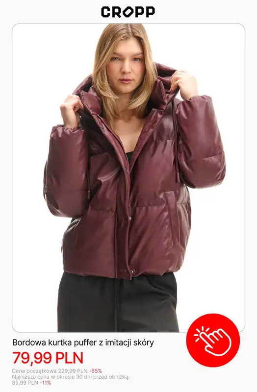 Cropp - gazetka promocyjna HITY wyprzedaży dla niej! od poniedziałku 12.01  - strona 6