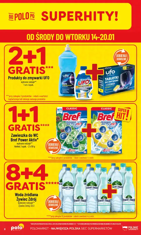 POLOmarket - gazetka promocyjna Gazetka od środy 14.01 do wtorku 20.01 - strona 8