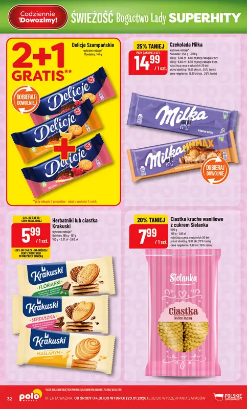 POLOmarket - gazetka promocyjna Gazetka od środy 14.01 do wtorku 20.01 - strona 32