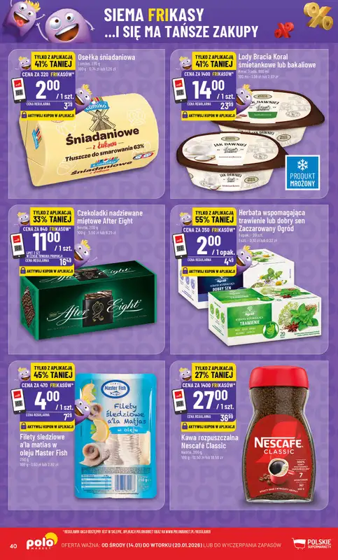 POLOmarket - gazetka promocyjna Gazetka od środy 14.01 do wtorku 20.01 - strona 40
