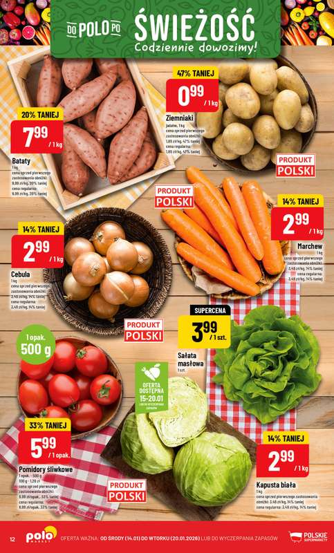 POLOmarket - gazetka promocyjna Gazetka od środy 14.01 do wtorku 20.01 - strona 12