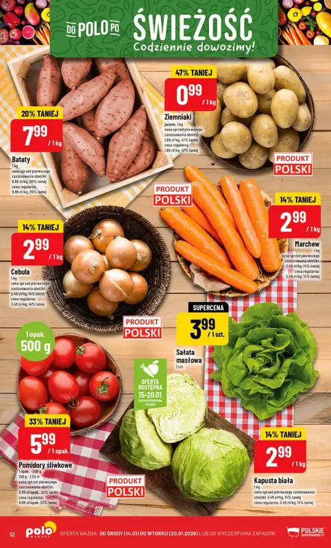 POLOmarket - gazetka promocyjna Gazetka od środy 14.01 do wtorku 20.01 - strona 12