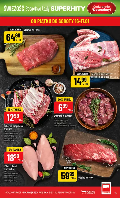 POLOmarket - gazetka promocyjna Gazetka od środy 14.01 do wtorku 20.01 - strona 19