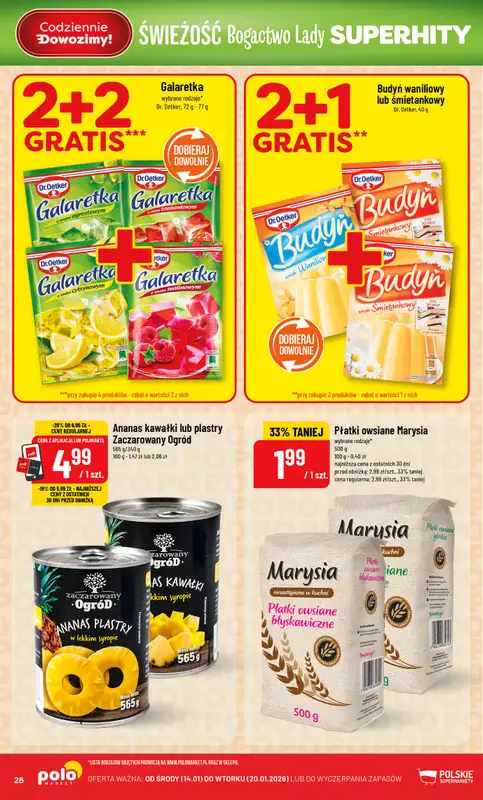 POLOmarket - gazetka promocyjna Gazetka od środy 14.01 do wtorku 20.01 - strona 28