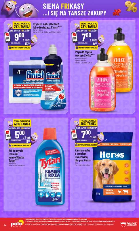 POLOmarket - gazetka promocyjna Frikasowy Katalog od środy 14.01 do wtorku 20.01 - strona 14
