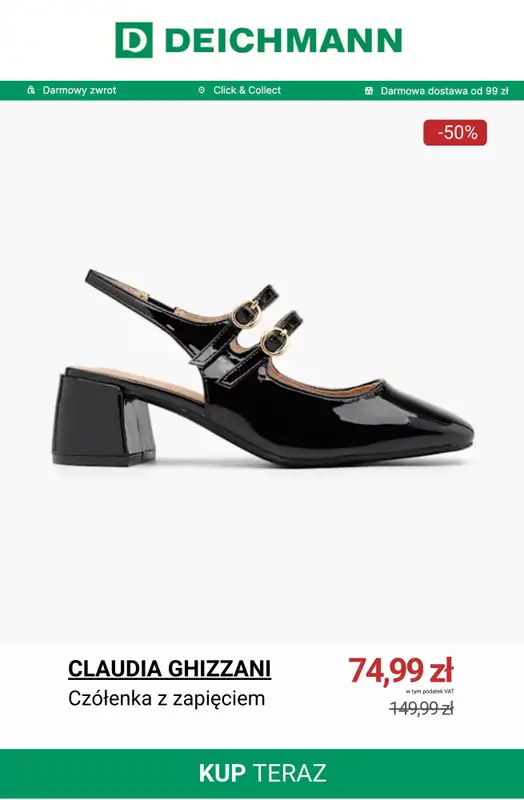 Deichmann - gazetka promocyjna Buty na obcasach od poniedziałku 12.01  - strona 12
