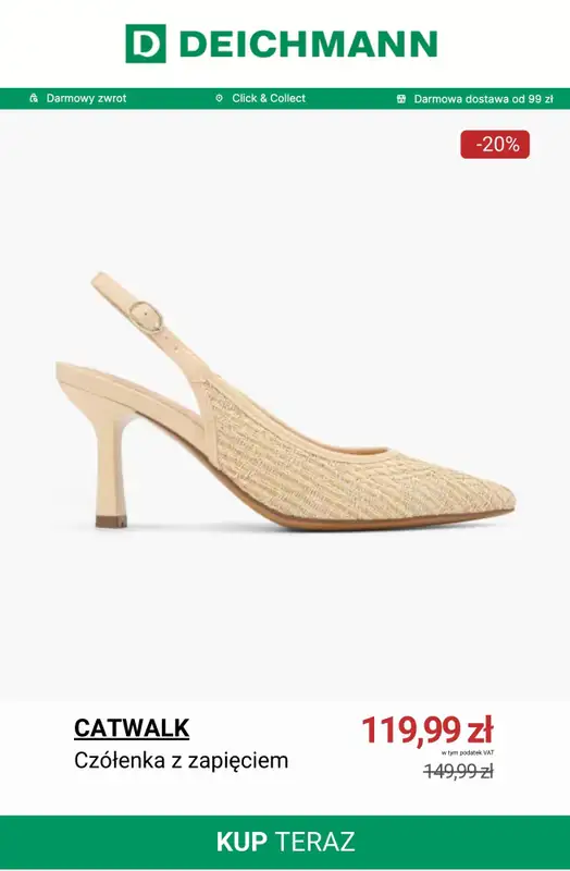 Deichmann - gazetka promocyjna Buty na obcasach od poniedziałku 12.01  - strona 10