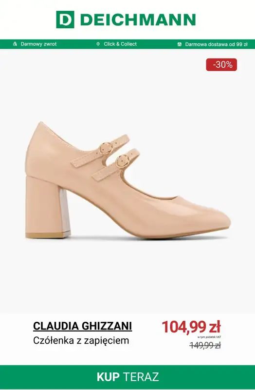 Deichmann - gazetka promocyjna Buty na obcasach od poniedziałku 12.01  - strona 8