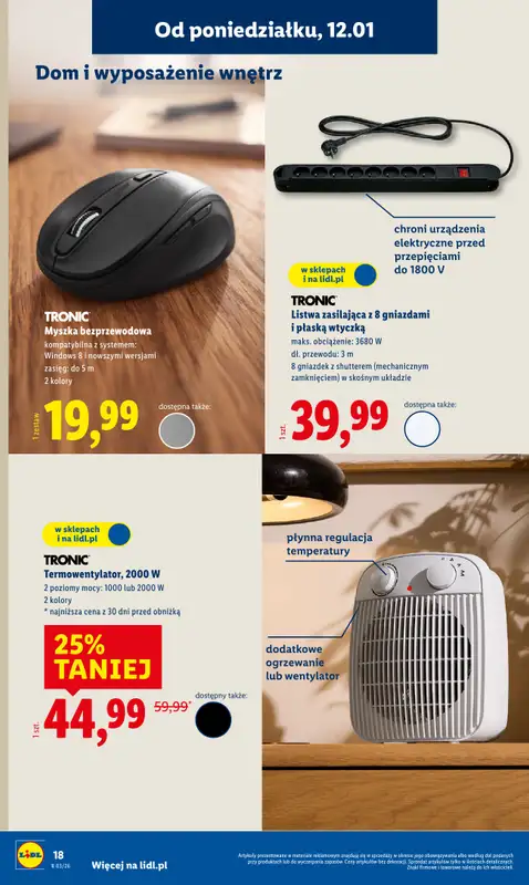 Lidl - gazetka promocyjna Katalog od poniedziałku 12.01 do soboty 17.01 - strona 20