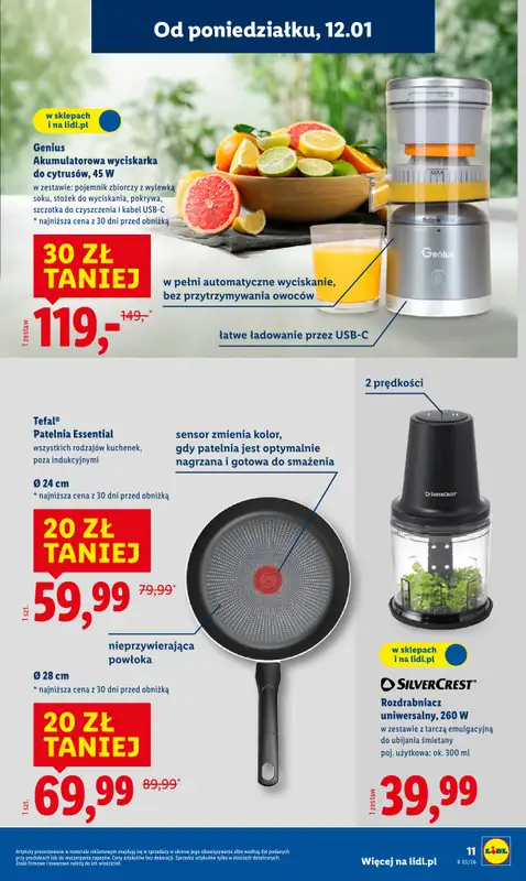 Lidl - gazetka promocyjna Katalog od poniedziałku 12.01 do soboty 17.01 - strona 11