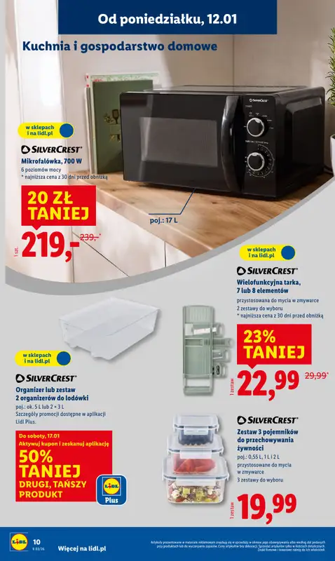 Lidl - gazetka promocyjna Katalog od poniedziałku 12.01 do soboty 17.01 - strona 10
