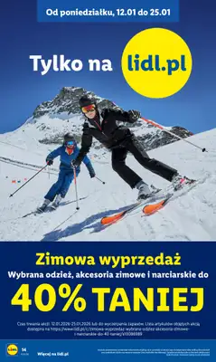 Lidl - gazetka promocyjna Katalog od poniedziałku 12.01 do soboty 17.01 - strona 14