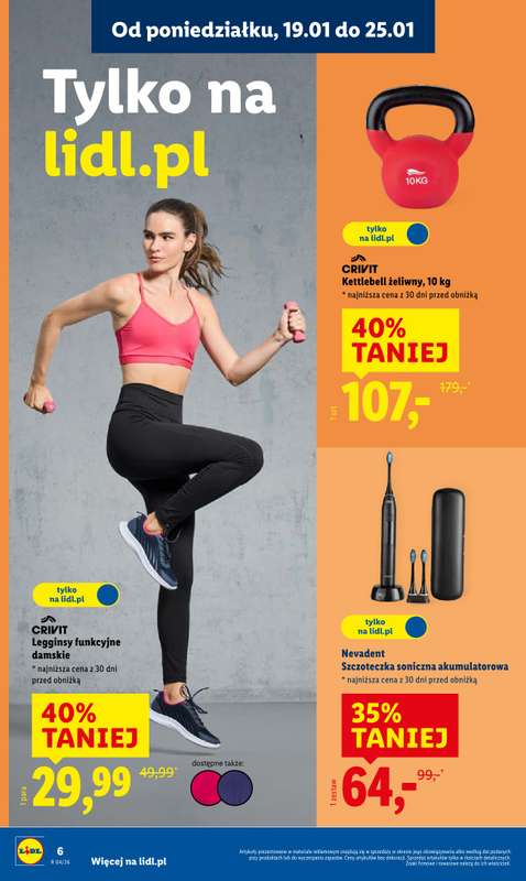 Lidl - gazetka promocyjna Katalog od poniedziałku 19.01 do niedzieli 25.01 - strona 6