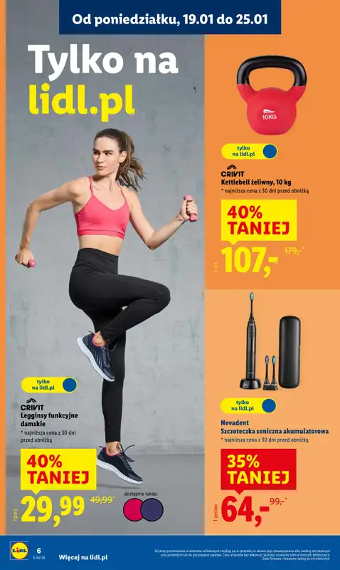 Lidl - gazetka promocyjna Katalog od poniedziałku 19.01 do niedzieli 25.01 - strona 6