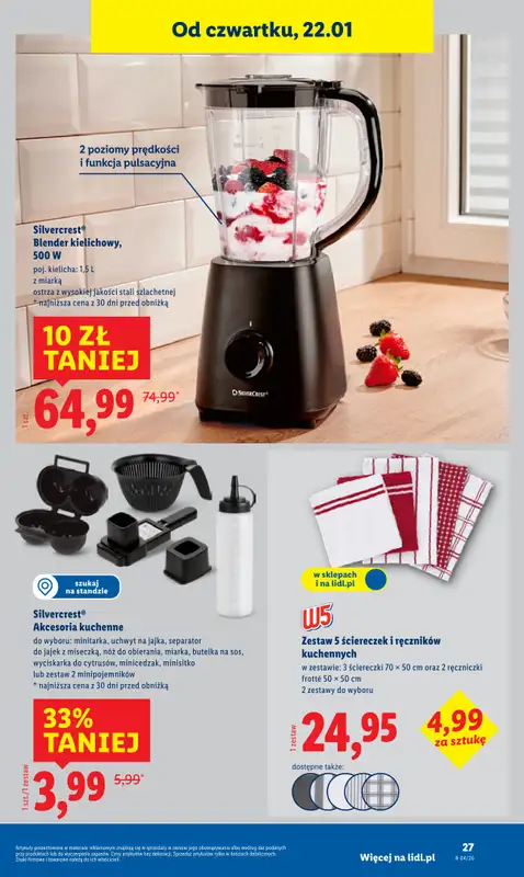 Lidl - gazetka promocyjna Katalog od poniedziałku 19.01 do niedzieli 25.01 - strona 29