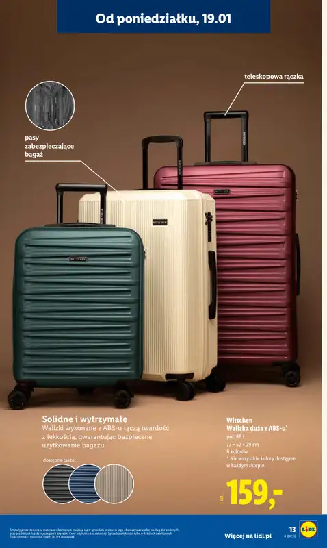 Lidl - gazetka promocyjna Katalog od poniedziałku 19.01 do niedzieli 25.01 - strona 13