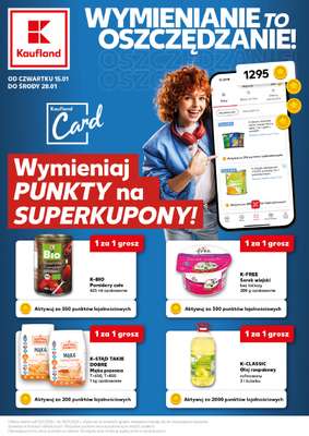 Kaufland - gazetka promocyjna Oferta Kaufland - Kupony od czwartku 15.01 do środy 28.01