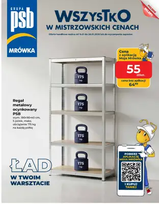 PSB Mrówka - gazetka promocyjna Gazetka od czwartku 15.01 do środy 28.01