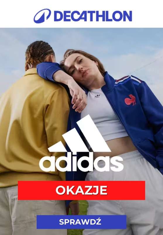 Decathlon - gazetka promocyjna Okazje na markę Adidas od poniedziałku 12.01 