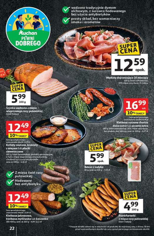 Auchan - gazetka promocyjna Gazetka 30 Lat Hipermarket Auchan od czwartku 15.01 do środy 21.01 - strona 22