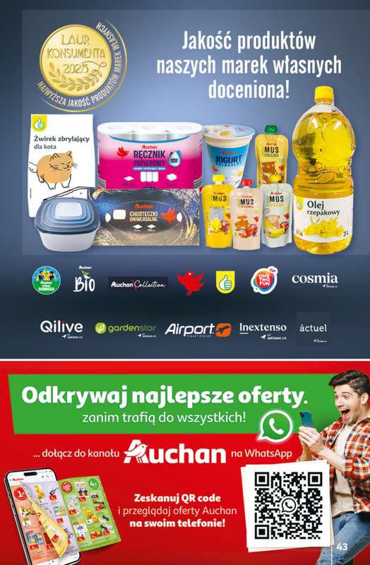 Auchan - gazetka promocyjna Gazetka 30 Lat Hipermarket Auchan od czwartku 15.01 do środy 21.01 - strona 43